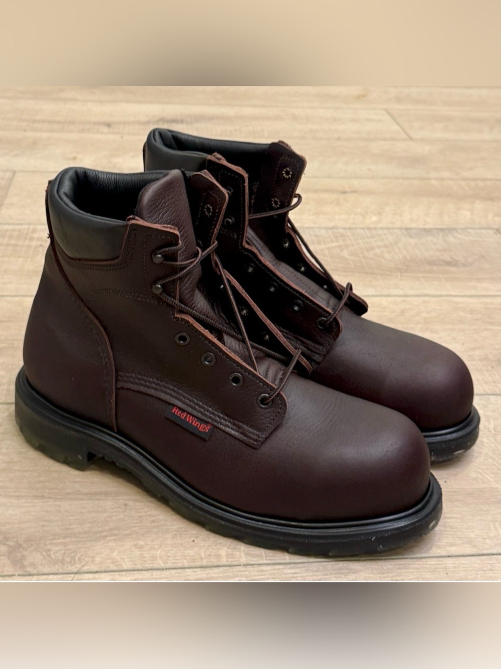 NEW RED WING 2406 SUPERSOLE 2.0 6-INCH SAFETY STEEL TOE WORK BOOTS SZ 10.5 D